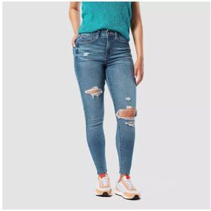 Denizen Levi's NEW NWT Womens Size 14 W32 High Rise Super Skinny Blue Denim
